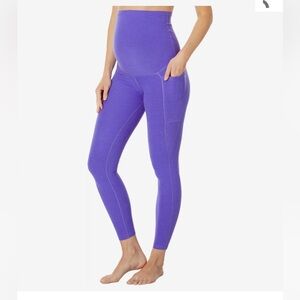 Beyond Yoga Purple Maternity Leggings